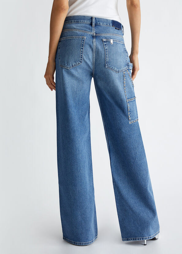 Liu Jo Jeans flare con borchie Moda