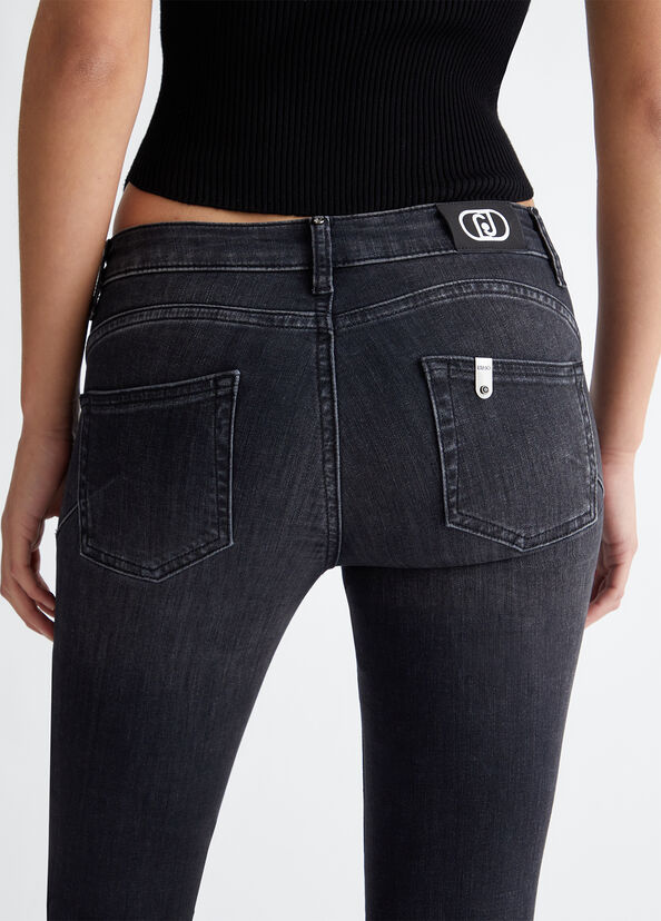Liu Jo Jeans skinny bottom up con strass Sconti questo mese