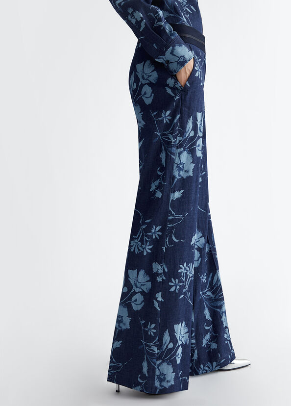 Liu Jo Jeans a palazzo con stampa floreale Italy