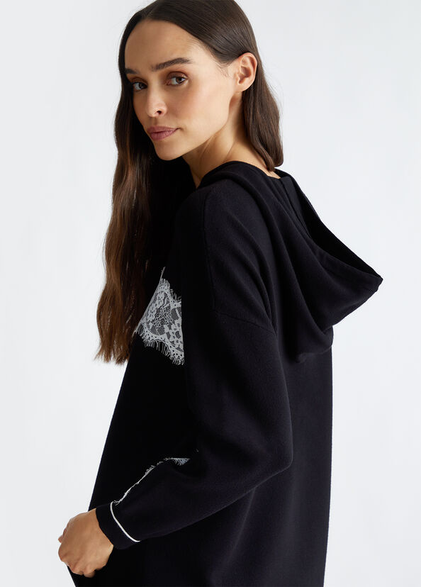 Liu Jo Maglia con cappuccio e logo Prezzo Ridotto
