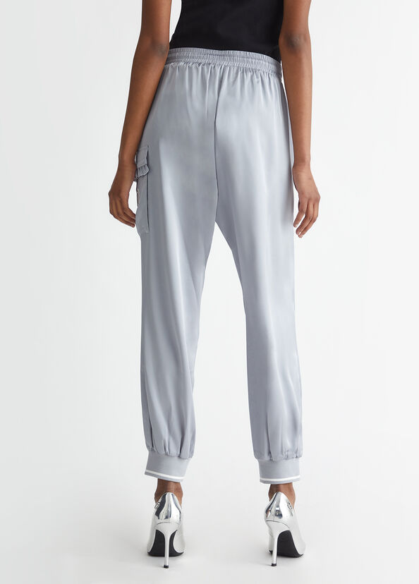 Liu Jo Pantaloni jogging in raso Offerte