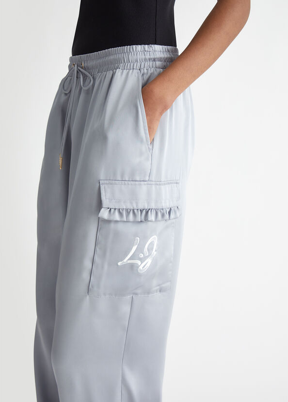 Liu Jo Pantaloni jogging in raso Offerte
