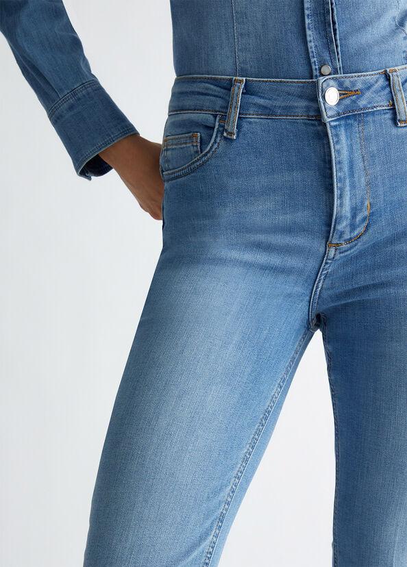 Liu Jo Jeans flare bottom up Vendita Calda
