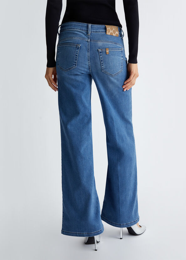 Liu Jo Jeans flare a vita alta Offerte