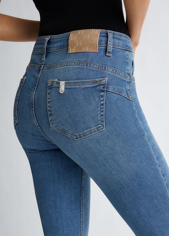 Liu Jo Jeans skinny bottom up a vita alta In Linea