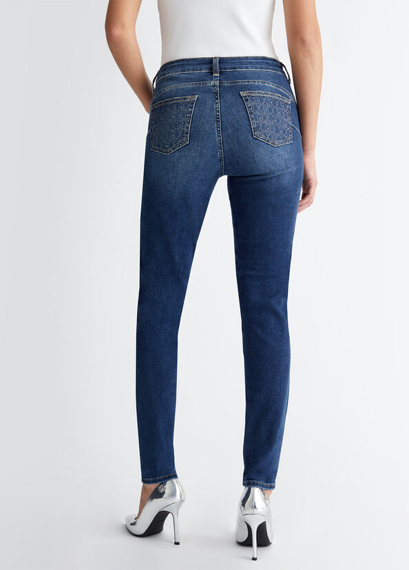 Liu Jo Jeans skinny bottom up Spedizione Gratuita