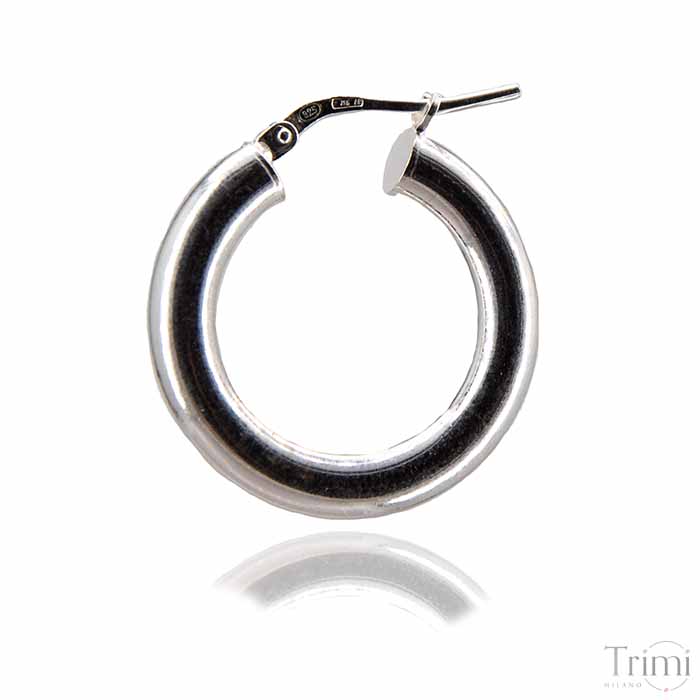 Trimi Gioielli Orecchino a cerchio in argento Consegna Veloce