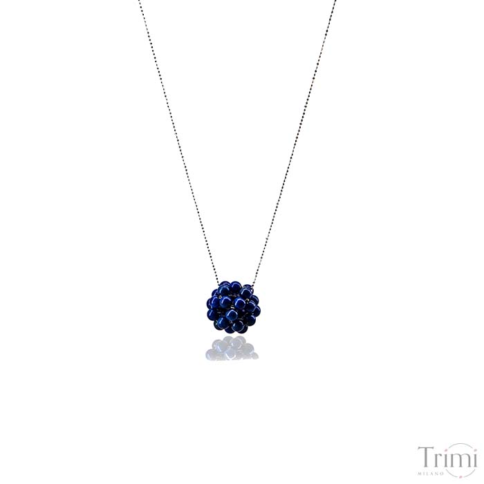 Trimi Gioielli Ciondolo in Lapislazzuli con catena in argento Saldi