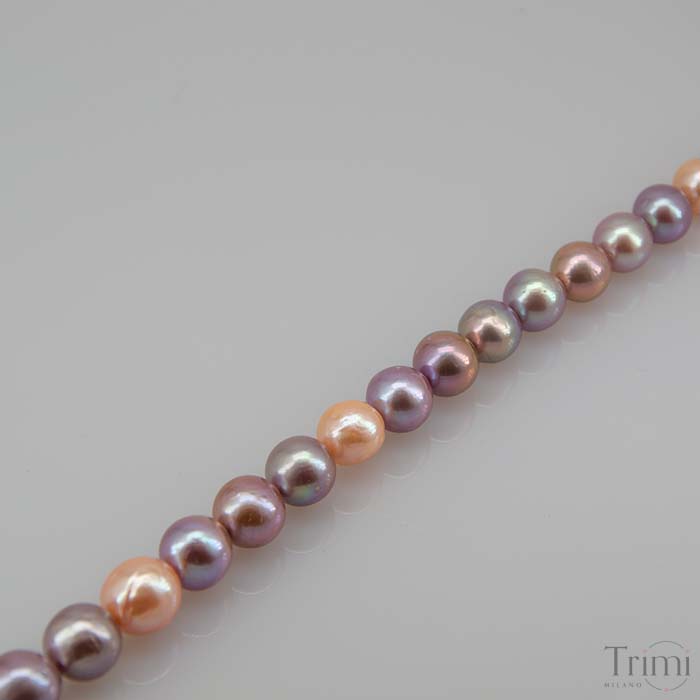 Trimi Gioielli Collana con perle di acqua dolce rosa Fino Al -60%