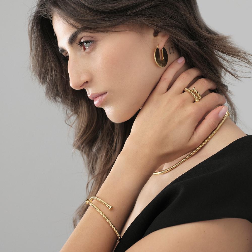 Unoaerre Anello chiodo dorato | UNOAERRE Gioielli In Linea