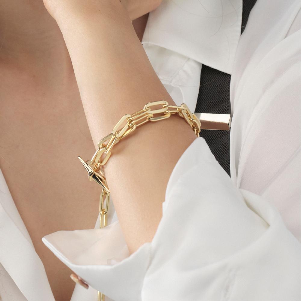 Unoaerre Bracciale dorato con catena | UNOAERRE Gioielli Shopping Online