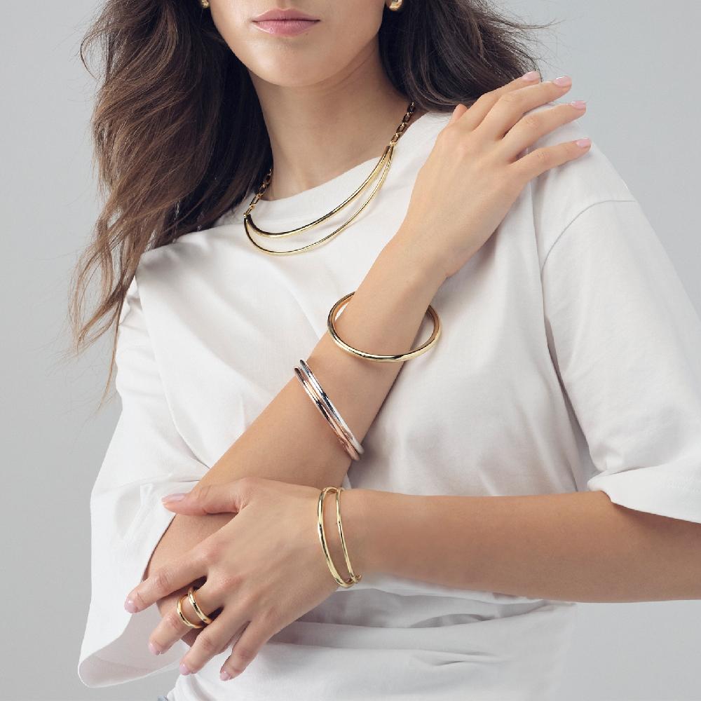 Unoaerre Bracciale bangle dorato | UNOAERRE Gioielli Sottocosto