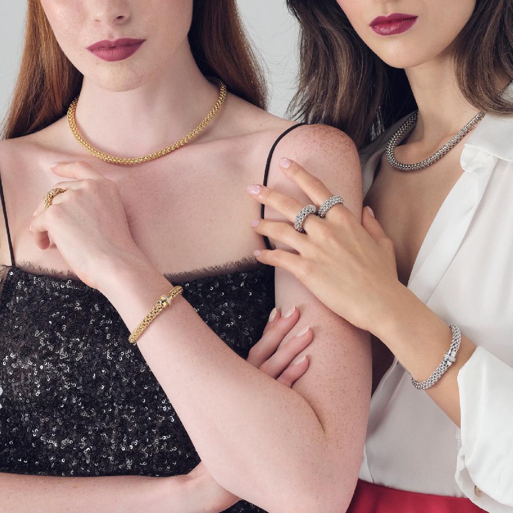 Unoaerre Bracciale in argento e zirconi | UNOAERRE Gioielli Negozi Online