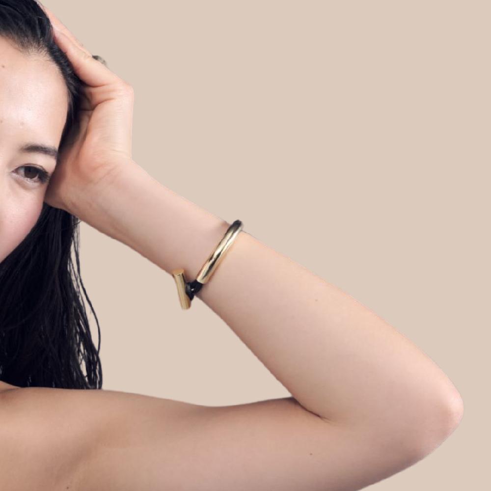 Unoaerre Bracciale bangle in argento dorato | UNOAERRE Gioielli Promozione Limitata