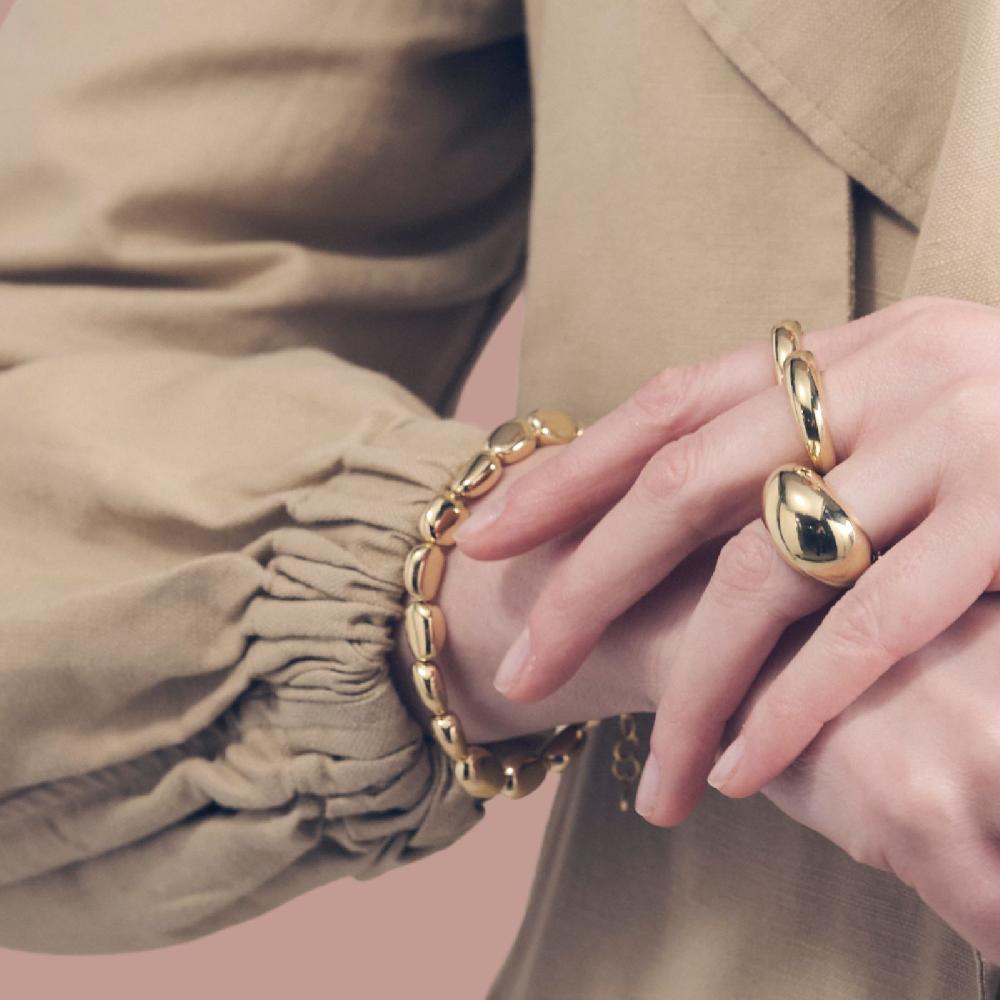 Unoaerre Bracciale in argento dorato | UNOAERRE Gioielli Prezzo Ridotto