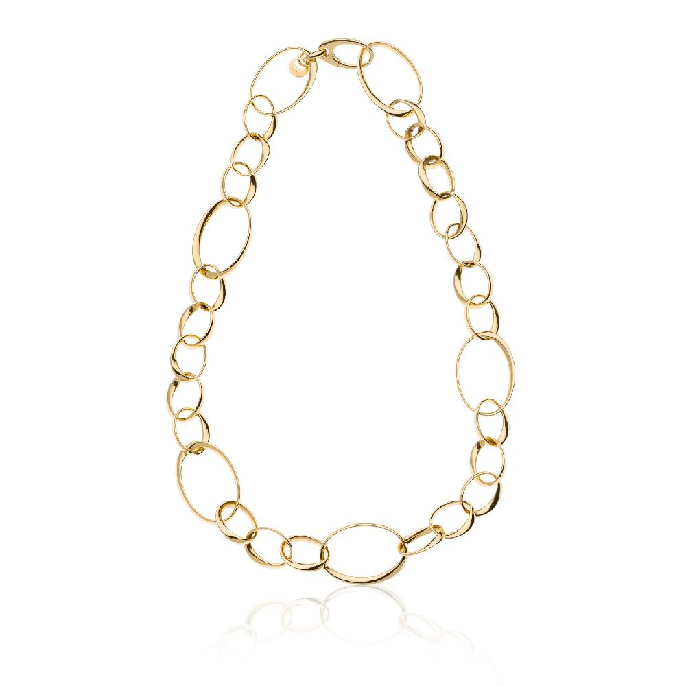 Unoaerre Collana donna catena in argento dorato | UNOAERRE Gioielli Nuovo
