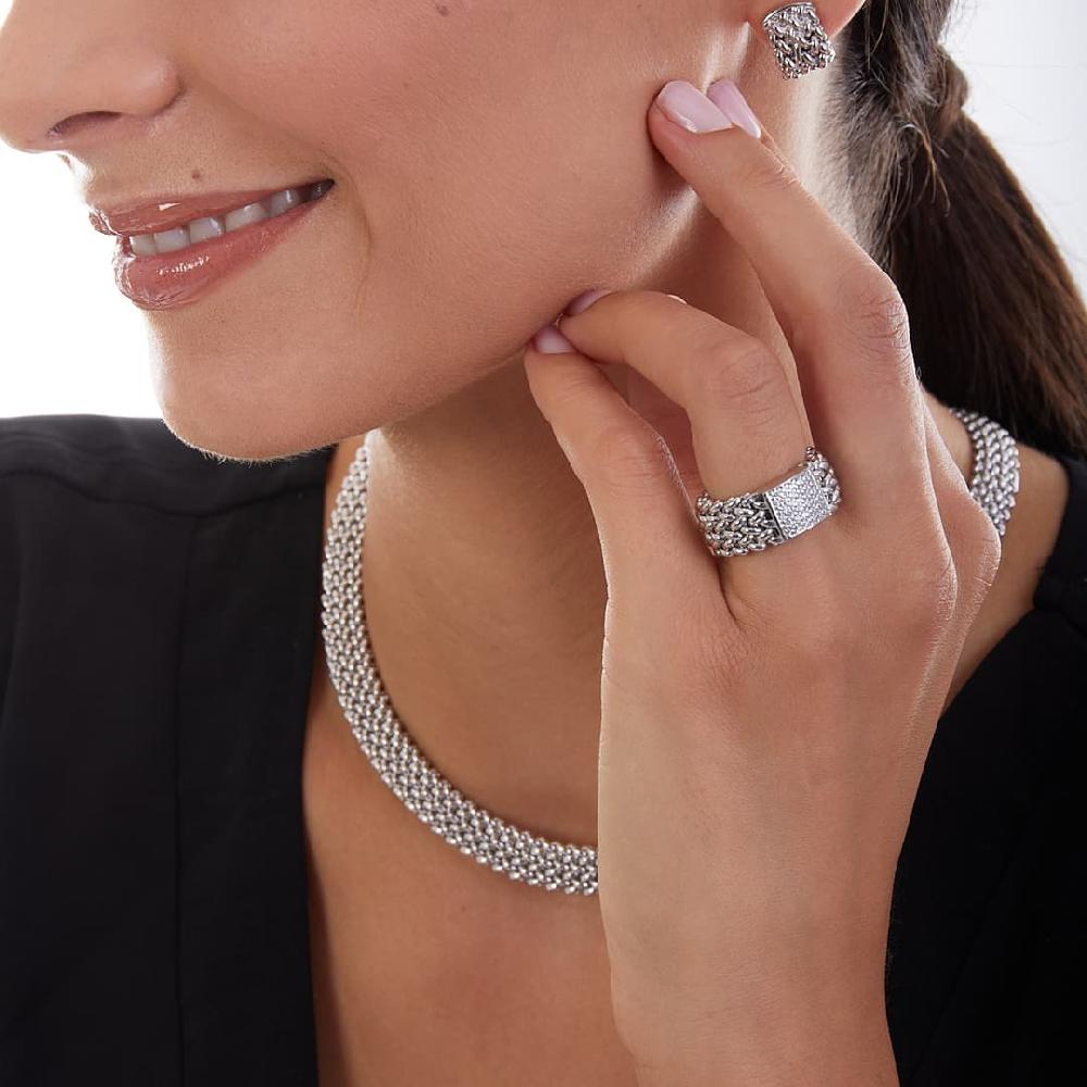 Unoaerre Anello in argento bianco 509531 | UNOAERRE Gioielli Moda