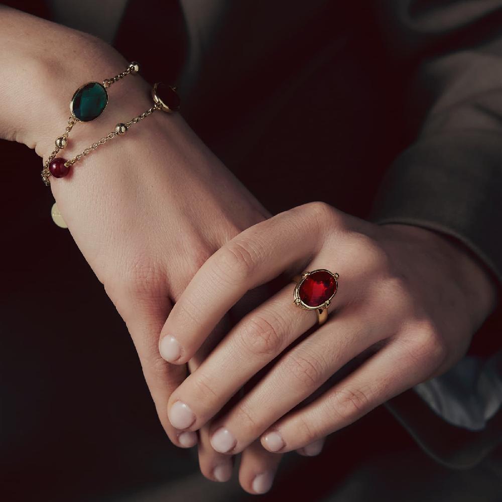 Unoaerre Anello con pietra rossa | UNOAERRE Gioielli Soddisfazione Garantita