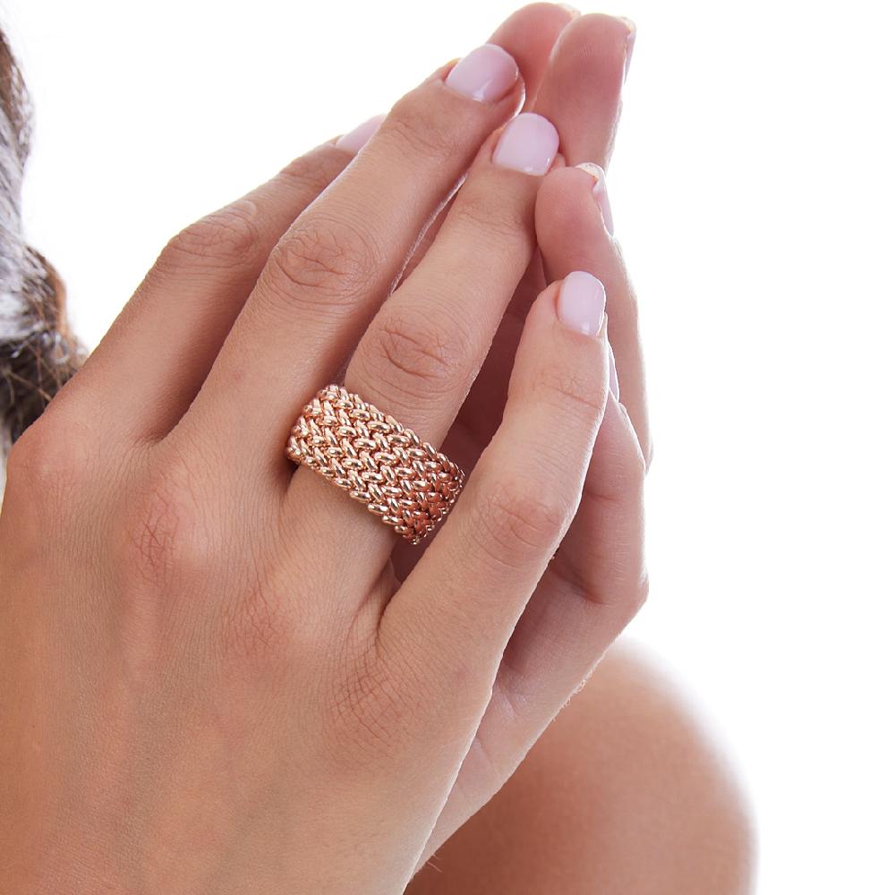Unoaerre Anello in argento rosa | UNOAERRE Gioielli Economico