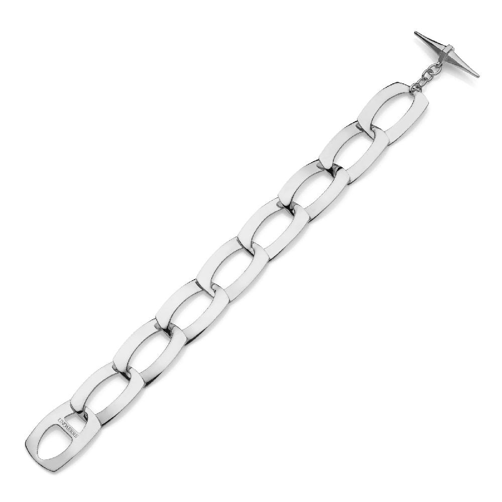 Unoaerre Bracciale catena argentata piatta | UNOAERRE Gioielli Outlet