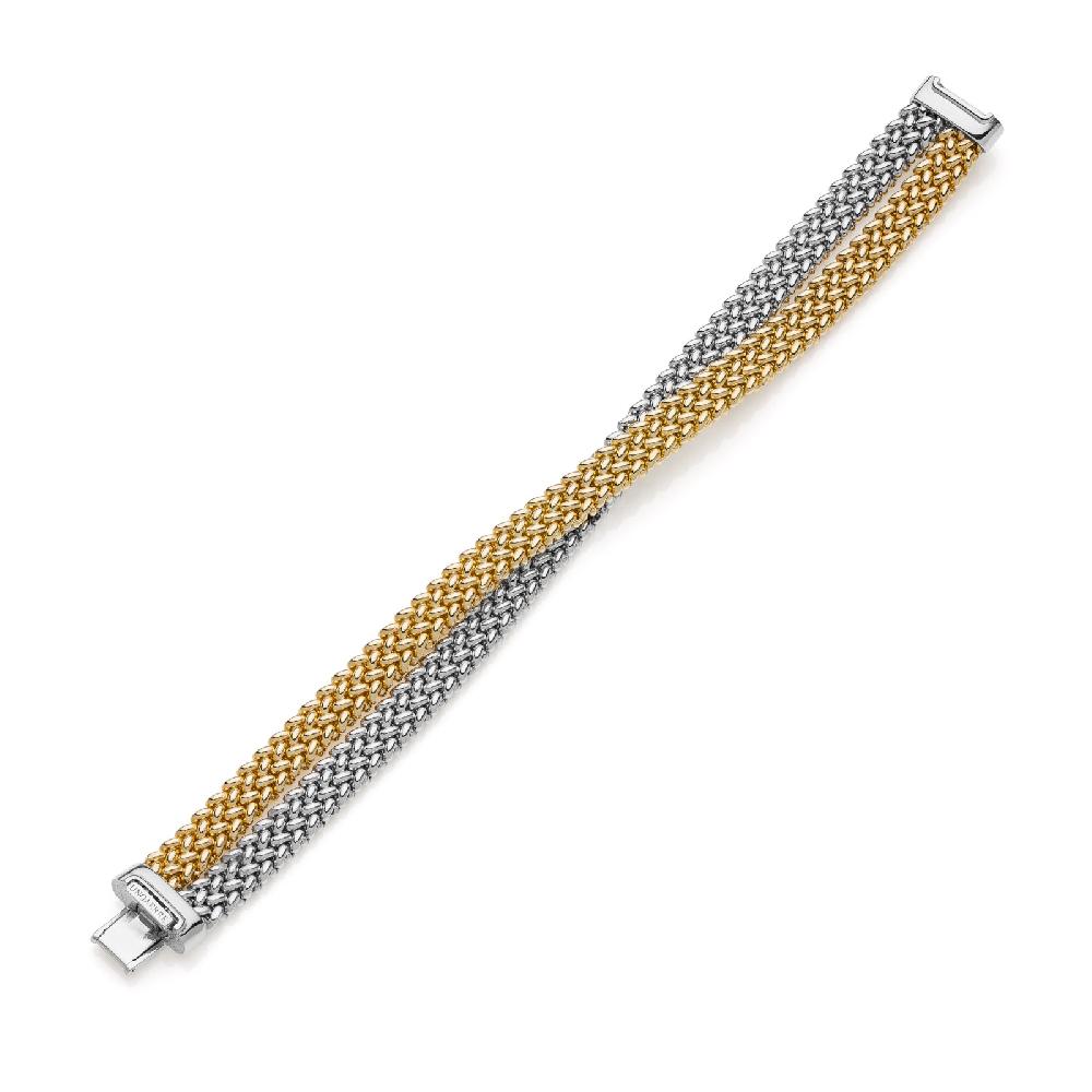 Unoaerre Bracciale argento bicolore | UNOAERRE Gioielli Vendite Flash