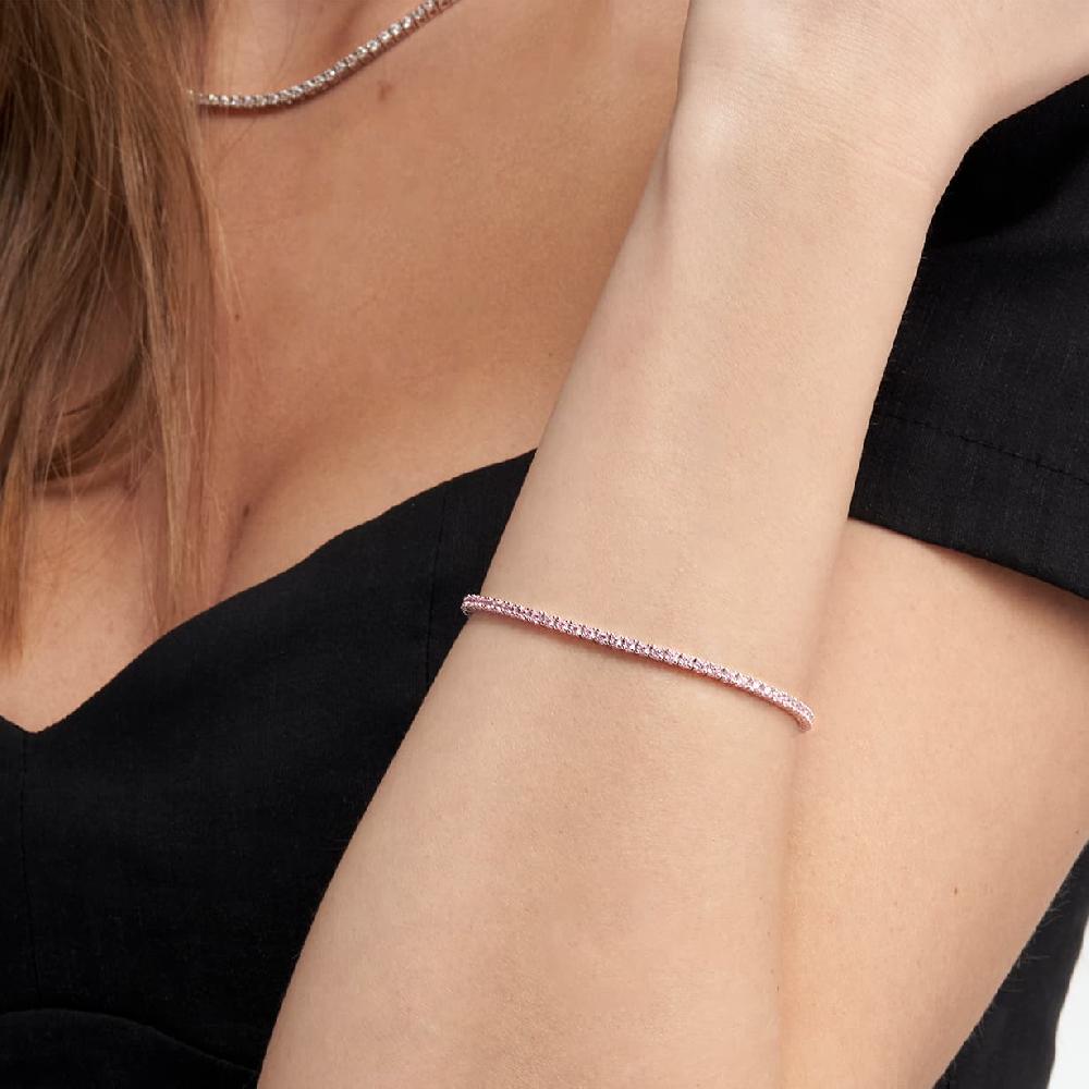 Unoaerre Bracciale tennis donna con zirconi rosa | UNOAERRE Gioielli Limitato a 3 giorni