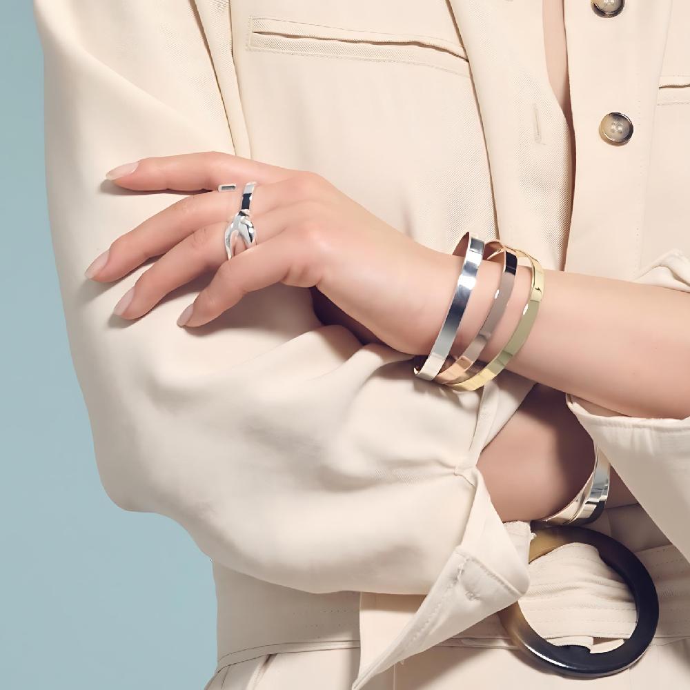 Unoaerre Bracciale bangle argentato | UNOAERRE Gioielli Qualità