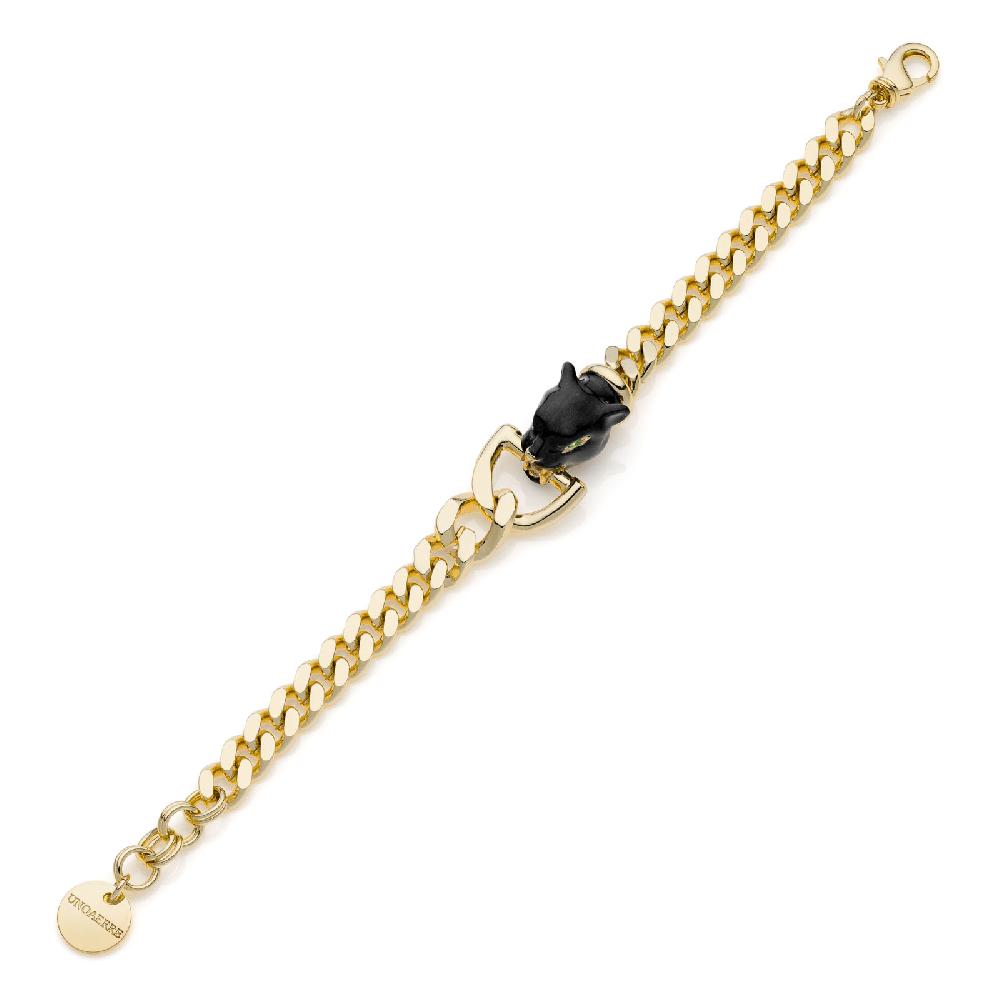 Unoaerre Bracciale catena testa di pantera | UNOAERRE Gioielli Soddisfazione Garantita