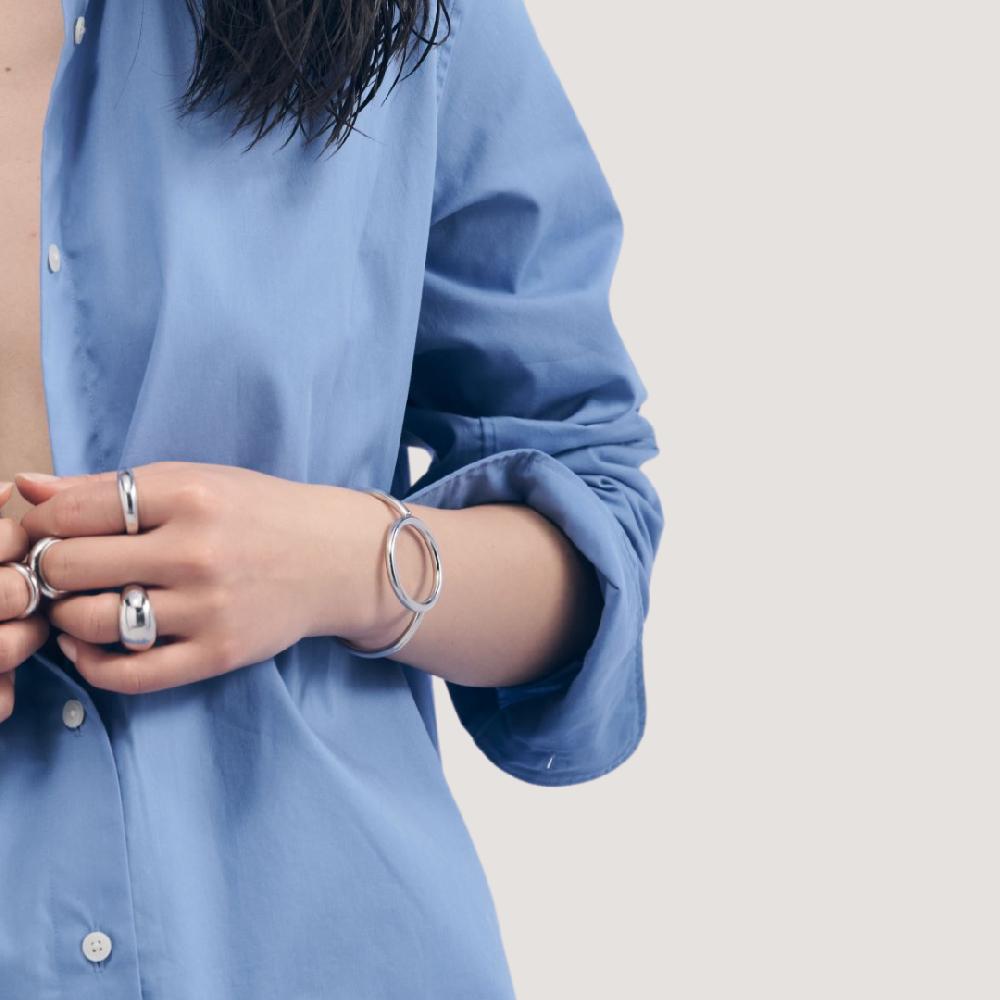 Unoaerre Bracciale rigido in argento | UNOAERRE Gioielli Vendita Calda