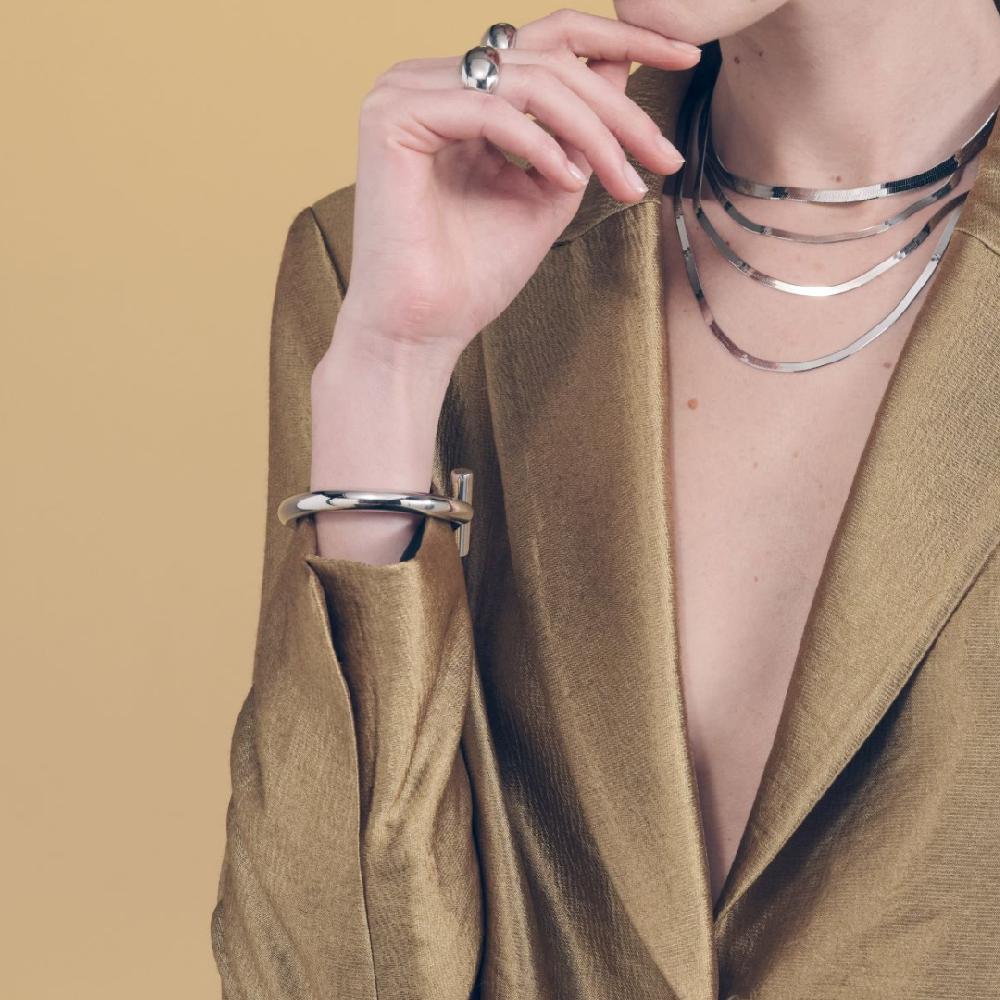 Unoaerre Bracciale in argento rigido | UNOAERRE Gioielli Vendita Economica