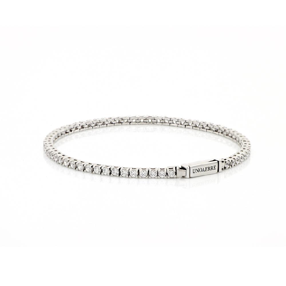 Unoaerre Bracciale Tennis in Argento con zirconi | UNOAERRE Gioielli Promozione Limitata