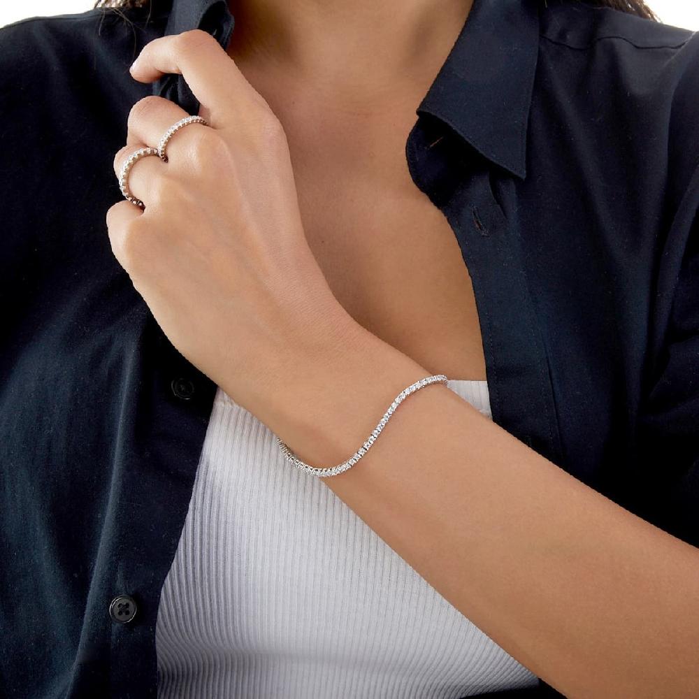 Unoaerre Bracciale Tennis in Argento con zirconi | UNOAERRE Gioielli Promozione Limitata