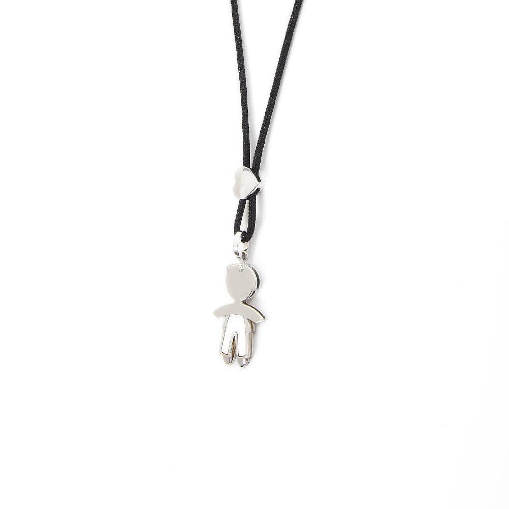 Unoaerre Collana con pendente in oro bianco e madreperla bimbo | UNOAERRE Gioielli Online Outlet