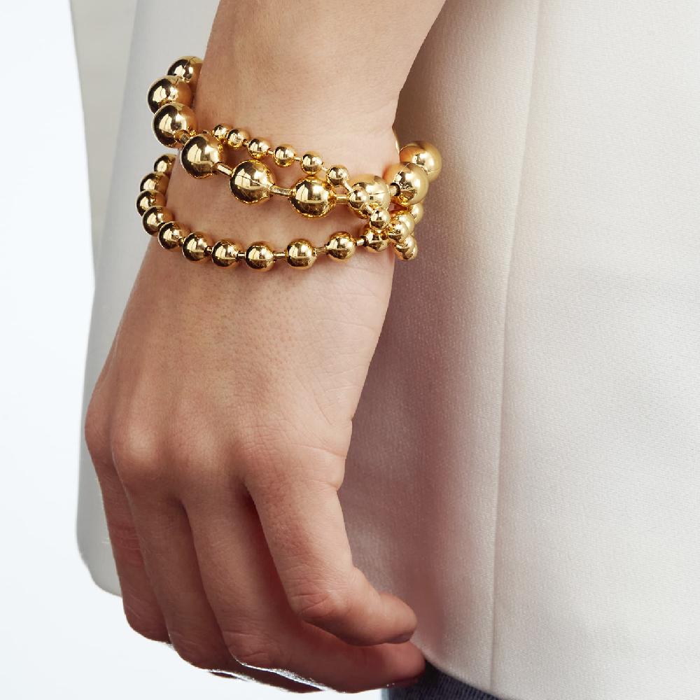 Unoaerre Bracciale in bronzo dorato Sphere | UNOAERRE Gioielli Fino al 50% di sconto