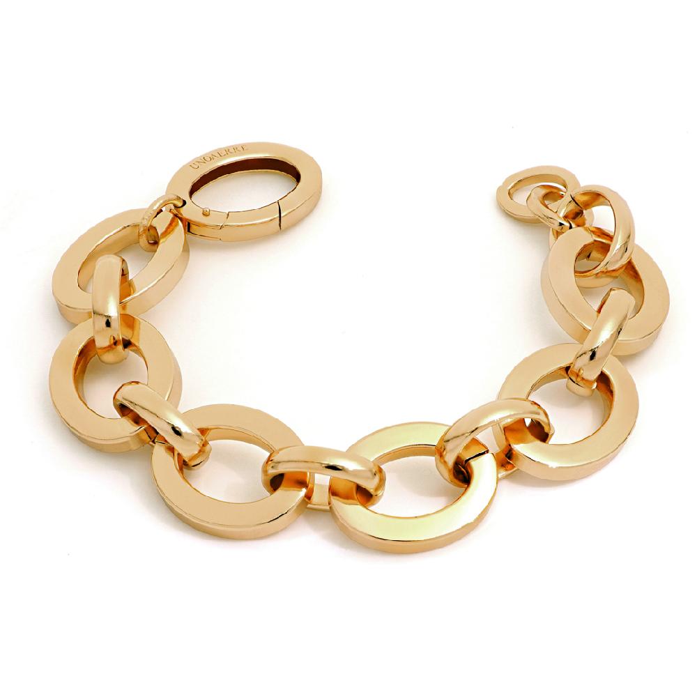 Unoaerre Bracciale in bronzo dorato | UNOAERRE Gioielli Trasporto libero internazionale