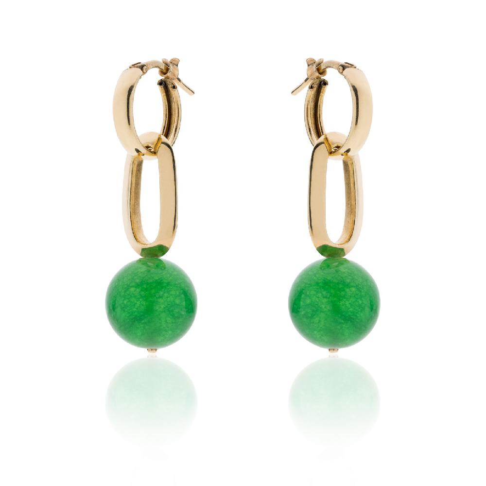 Unoaerre Orecchini con perla verde | UNOAERRE Gioielli Offerta San Valentino