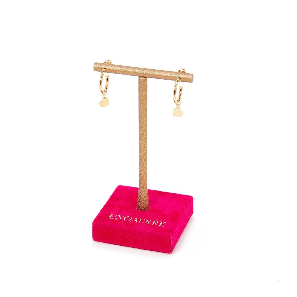 Unoaerre Orecchini in oro con pendente cuore | UNOAERRE Gioielli Offerte esclusive