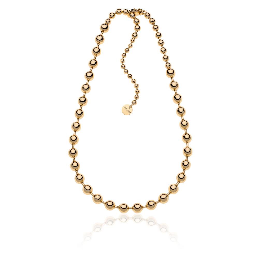 Unoaerre Collana in bronzo dorato Sphere | UNOAERRE Gioielli Pezzi Unici