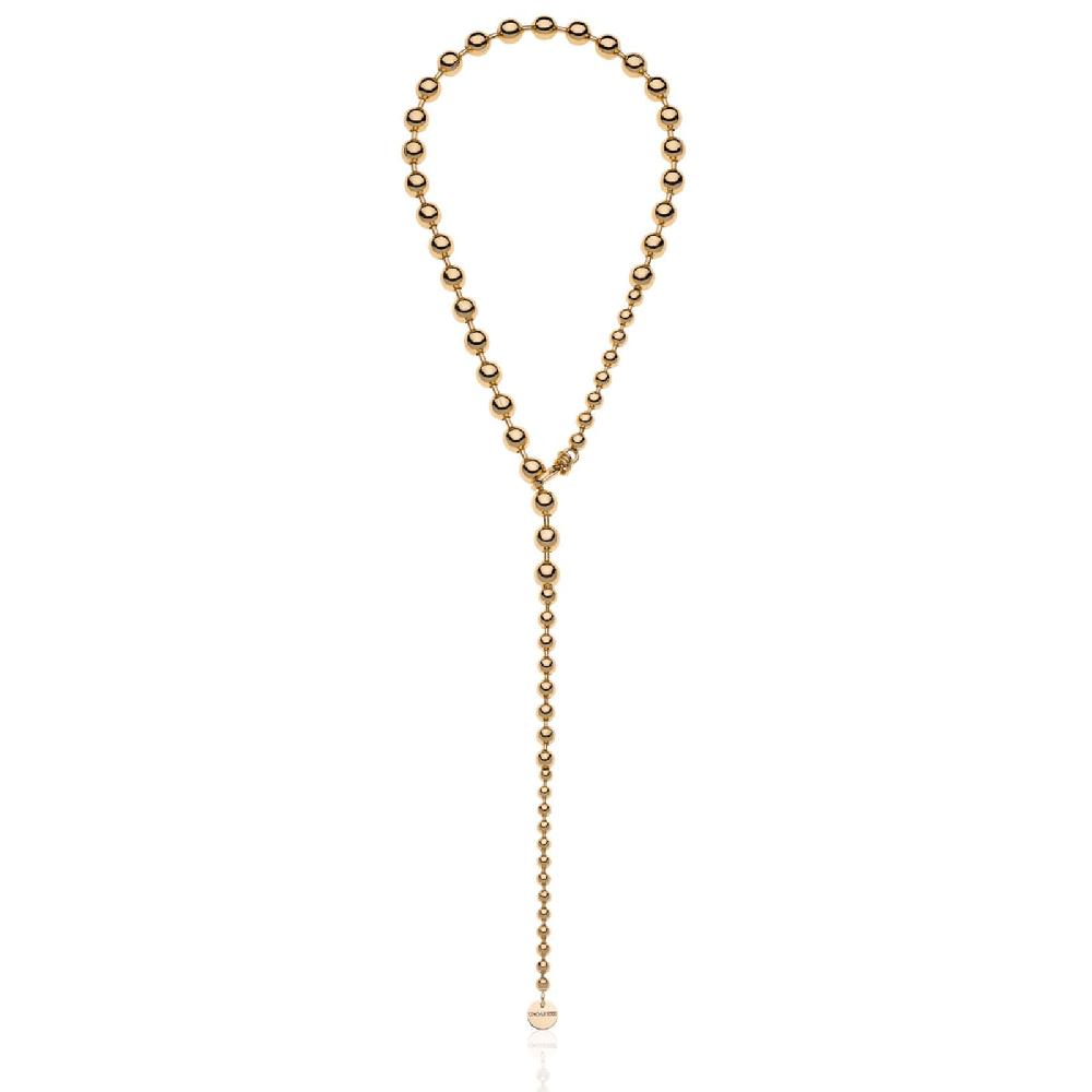 Unoaerre Collana in bronzo dorato Sphere | UNOAERRE Gioielli Pezzi Unici