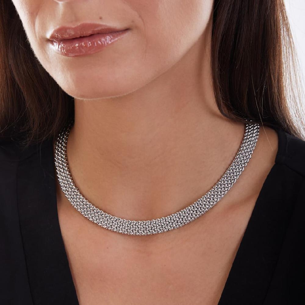 Unoaerre Collana in argento bianco 509527 | UNOAERRE Gioielli Fino Al -60%