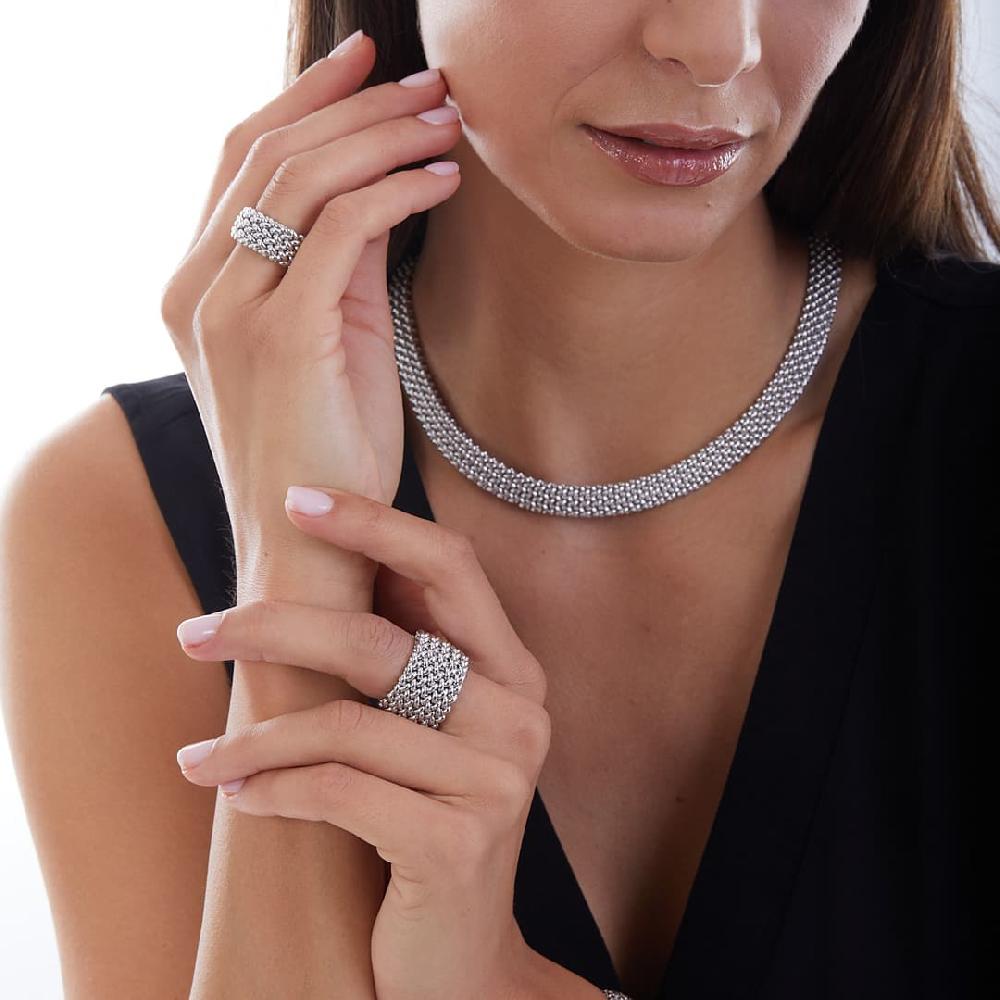 Unoaerre Collana in argento bianco 509527 | UNOAERRE Gioielli Fino Al -60%