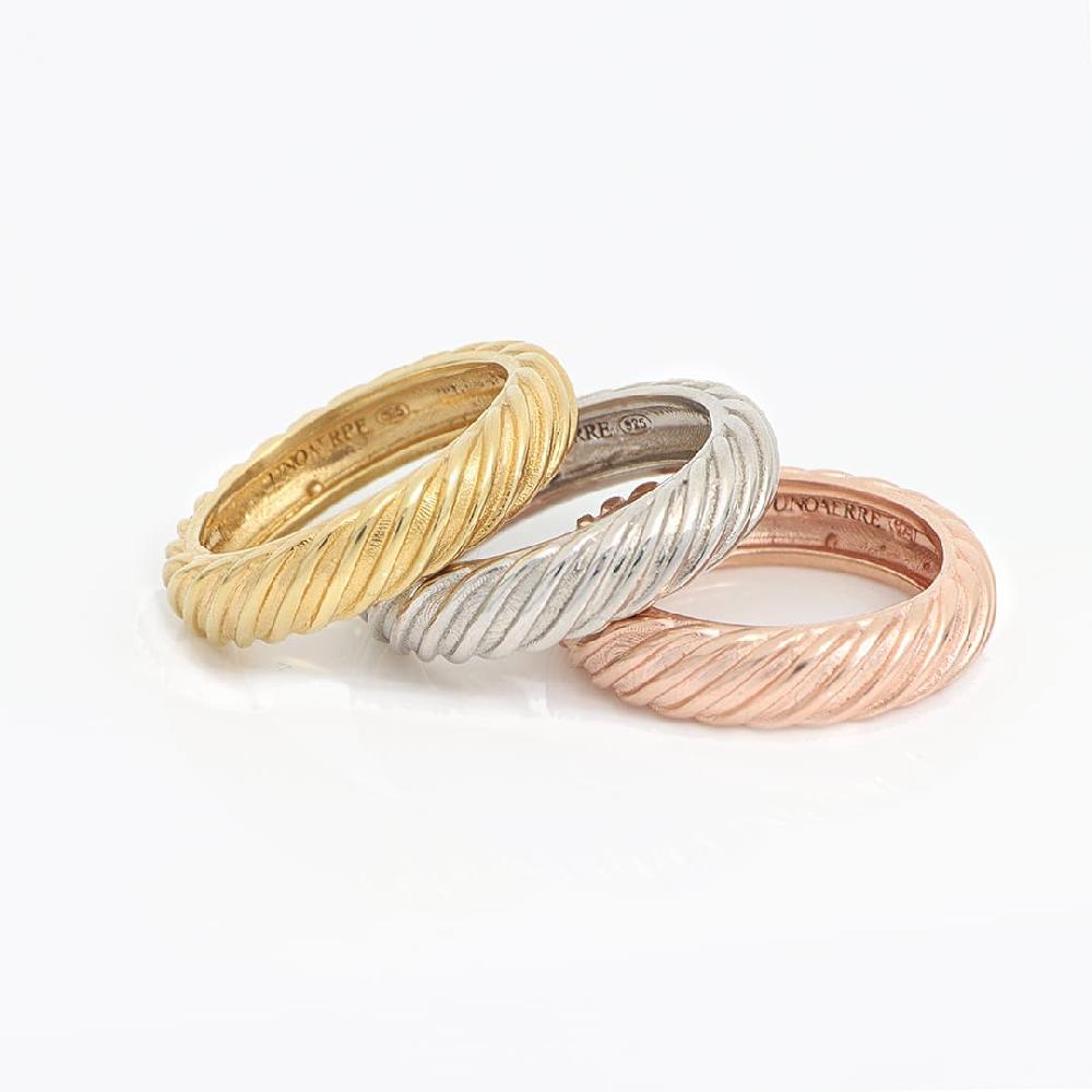 Unoaerre Fedina in argento placcato oro rosa | UNOAERRE Gioielli Offerta Anniversario