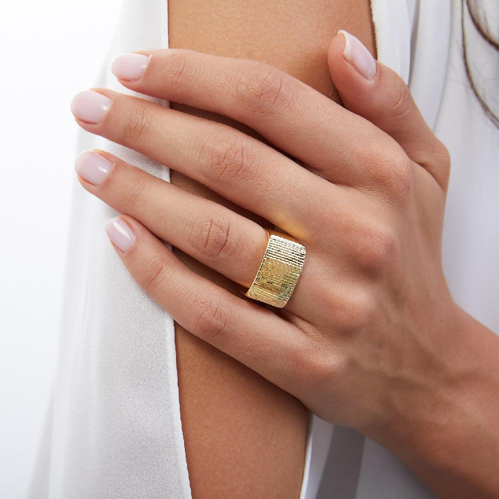 Unoaerre Anello in bronzo dorato 512213 | UNOAERRE Gioielli Latest fashion