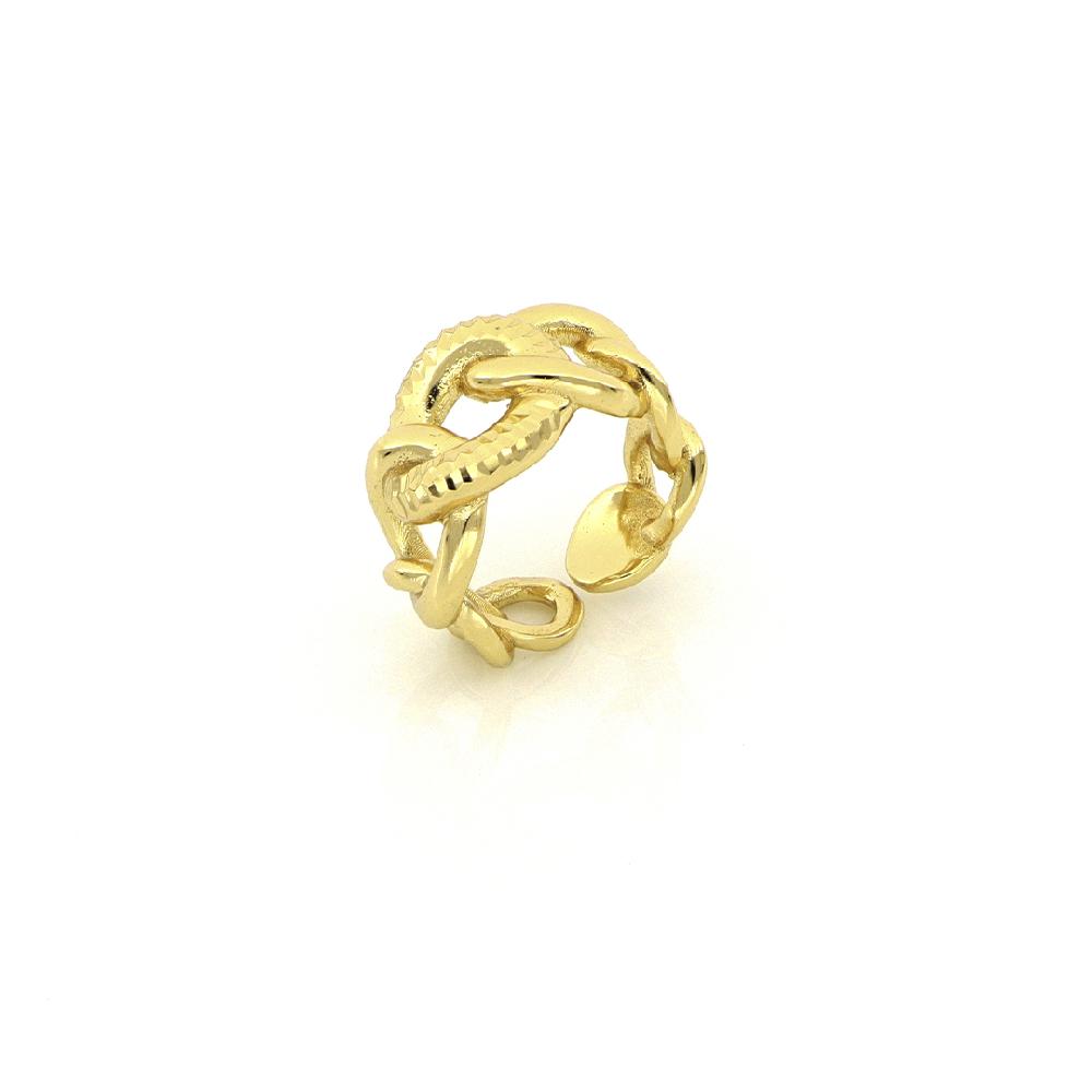 Unoaerre Anello groumette placcato oro | UNOAERRE Gioielli Grandi sconti