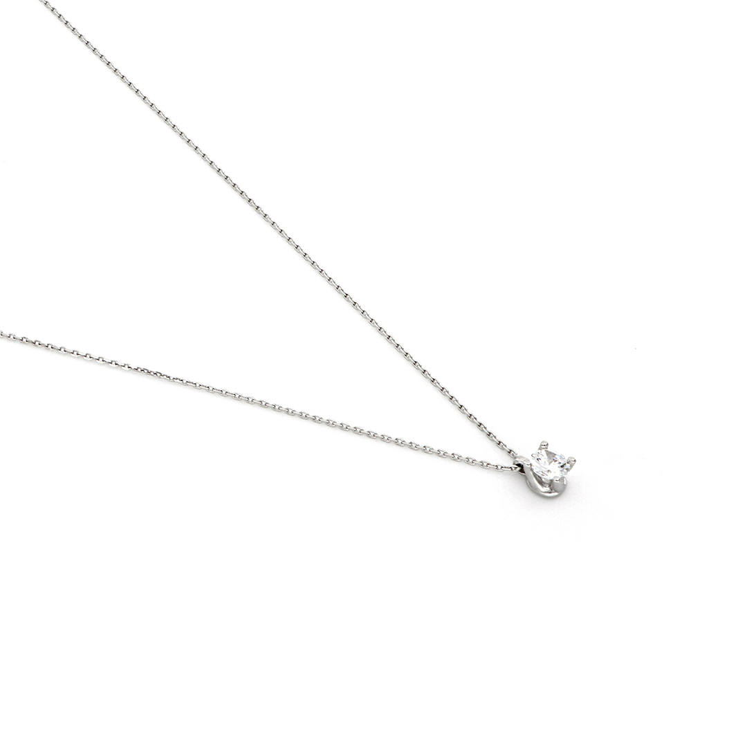 Unoaerre Collana in argento con brillante | UNOAERRE Gioielli Promozione
