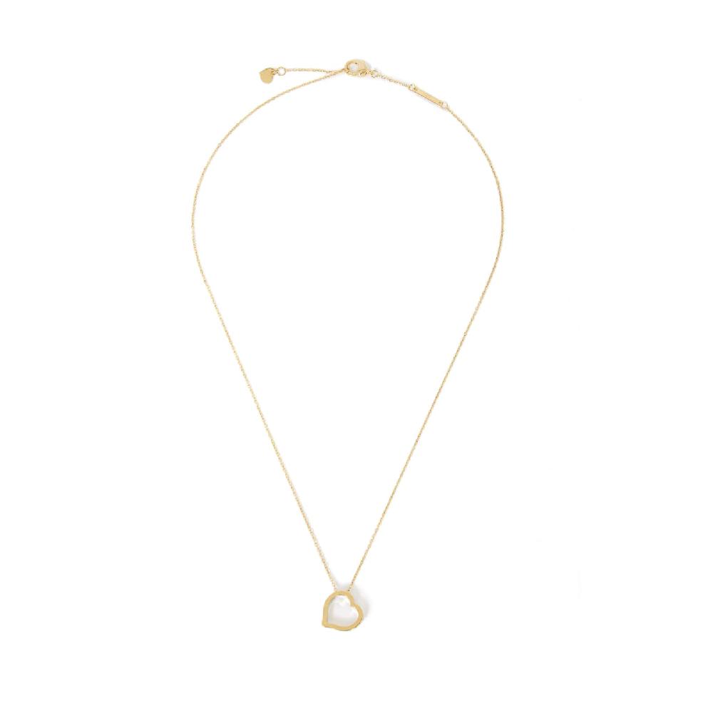 Unoaerre Collana in oro con pendente cuore bicolore | UNOAERRE Gioielli Prezzo Ridotto