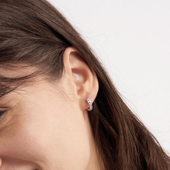 Unoaerre Orecchini in argento con zirconia cubica azzurro | UNOAERRE Gioielli Saldi