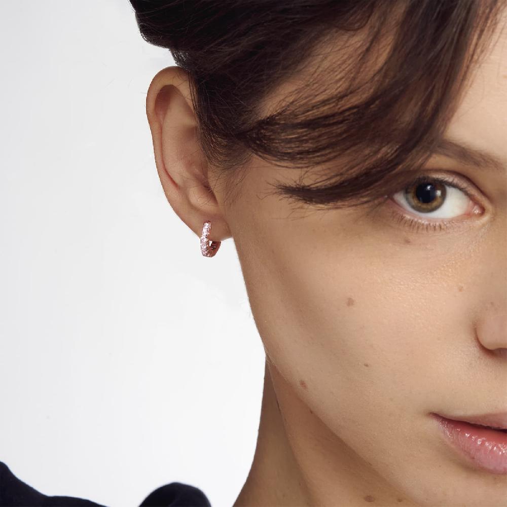Unoaerre Orecchini in argento con cubic zirconia rosa | UNOAERRE Gioielli Hotsell