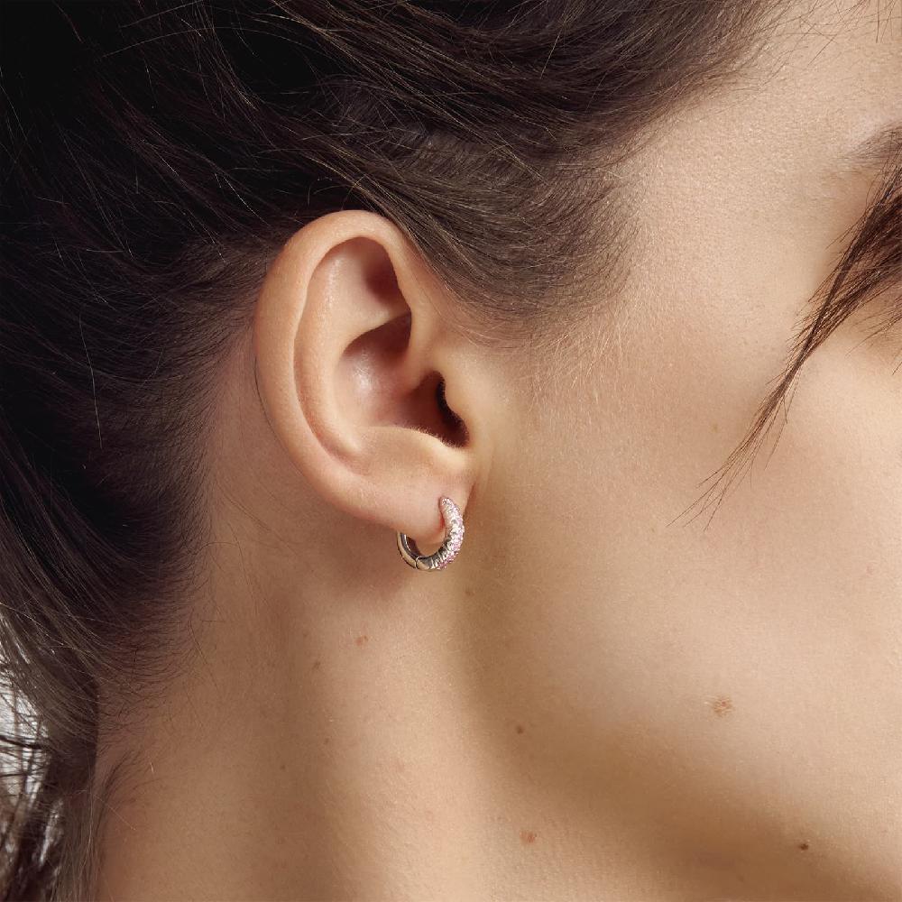 Unoaerre Orecchini in argento con cubic zirconia rosa | UNOAERRE Gioielli Hotsell