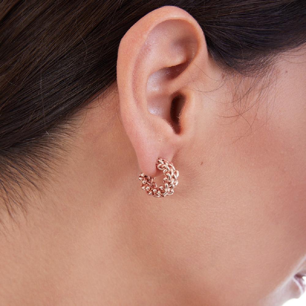 Unoaerre Orecchini in argento dorato rosa 509573 | UNOAERRE Gioielli Moda